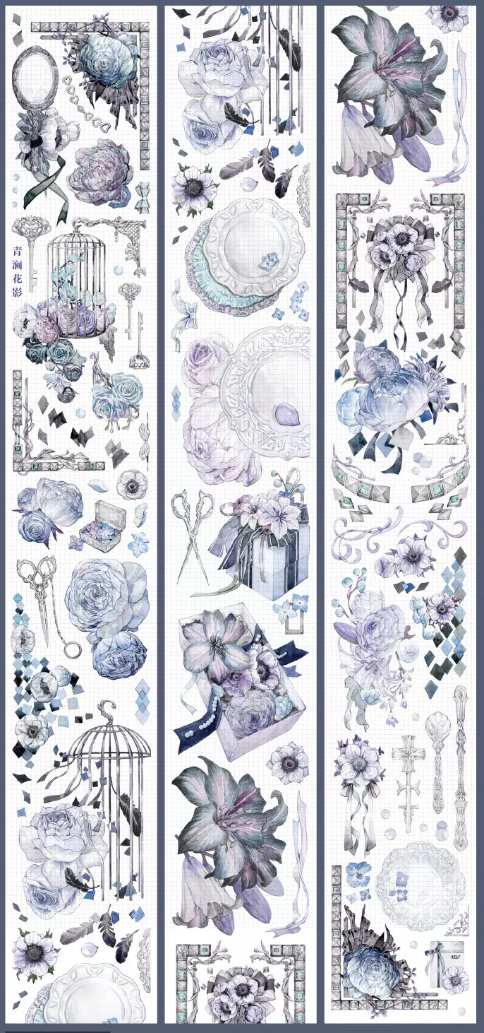 0319-6x100cm Holographic Silver PET Tape