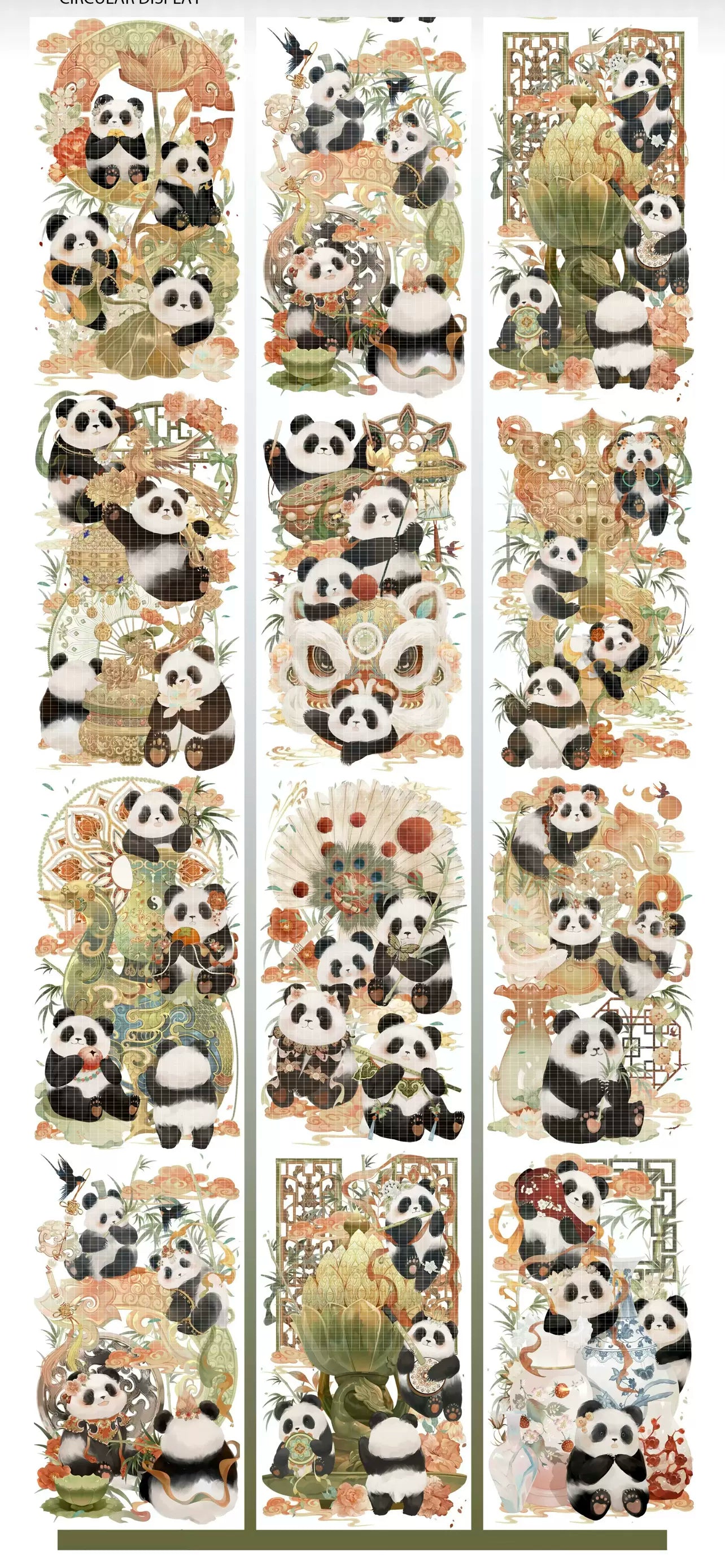 0344-SAMA Studio-8x140cm Shell Luster PET Tape