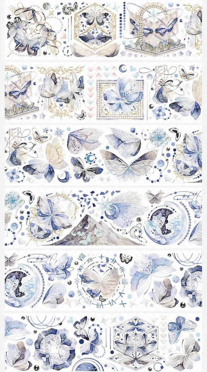 2336-NINTH FAIRWAY Studio-6.5x100cm Shell Luster and Silver Luster PET Tape