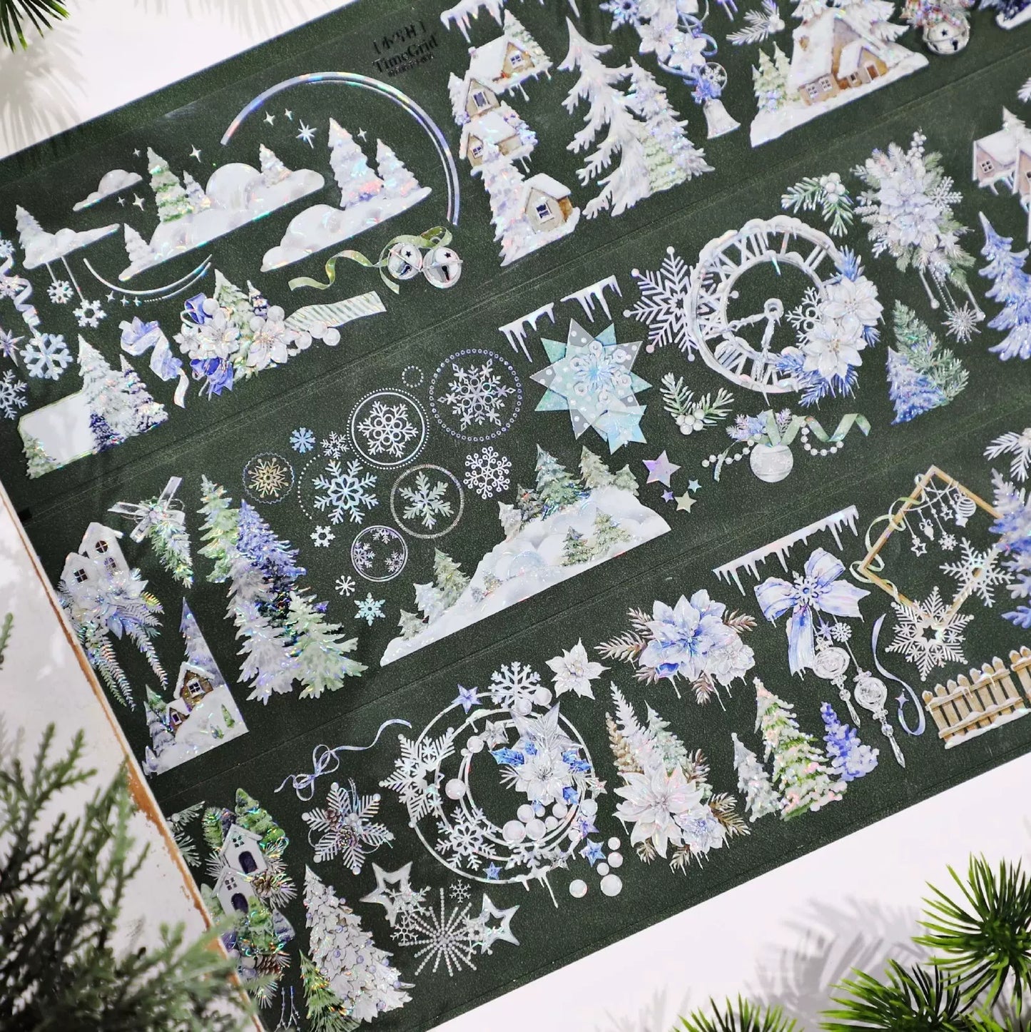 0855-TimeGrid Studio-7x100cm Shell Luster PET Tape