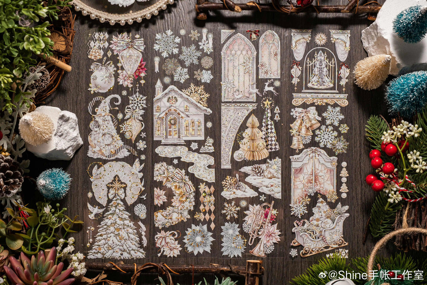 1049 - 7x100cm Gold Shell Luster PET Tape