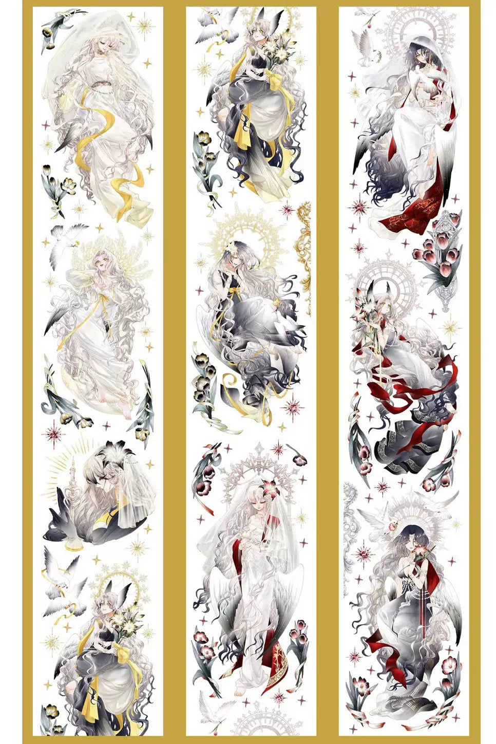 1148 - Bridal Goddess 6x100cm Shell Luster PET Tape