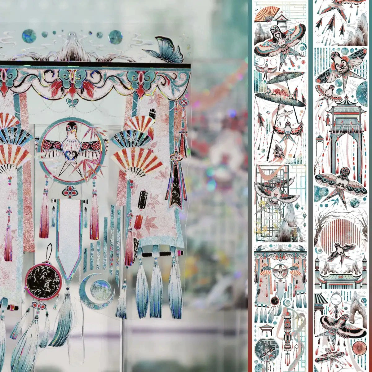 2158-BOBO FISH Studio-7x125cm Shell Luster PET Tape