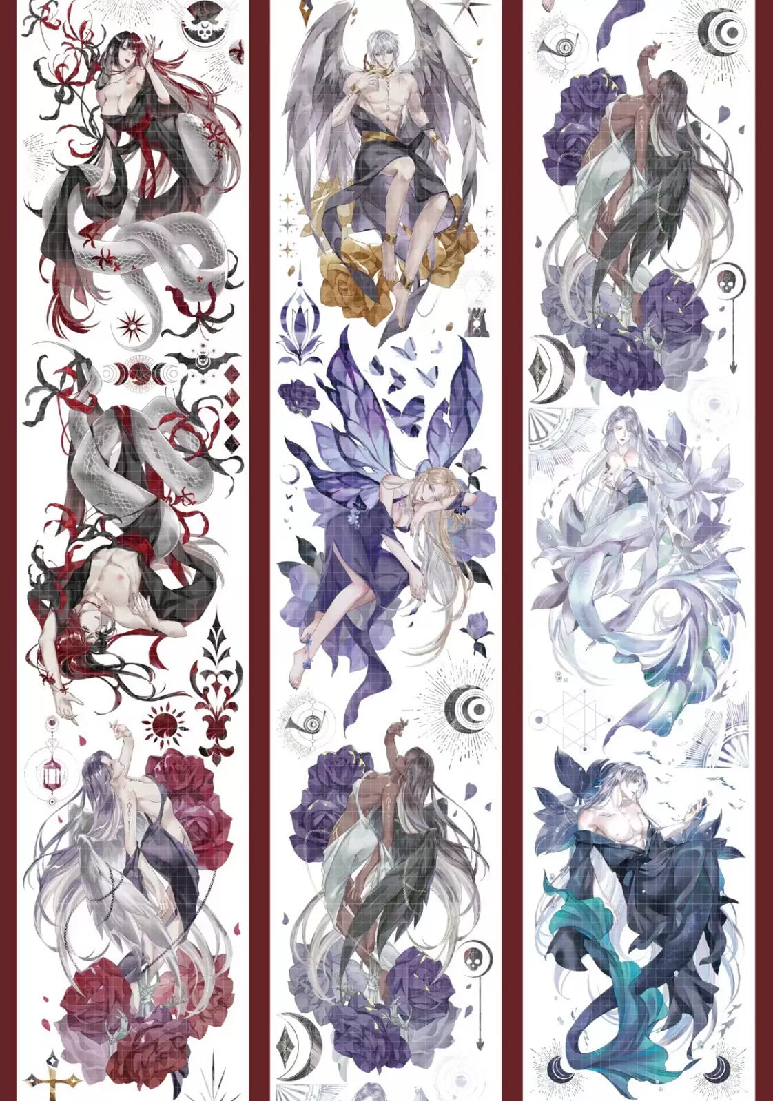 0090-Zhai Xing Yu Ni Studio-8x100cm Shell Luster PET Tape