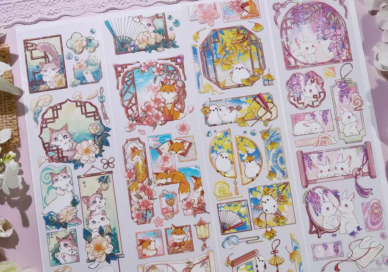 1649-King Kong Rabbit Studio-7x100cm Shell Luster PET Tape