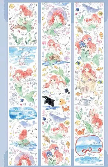 1140 - Baby Little Mermaid 7x100cm Shell Luster PET Tape
