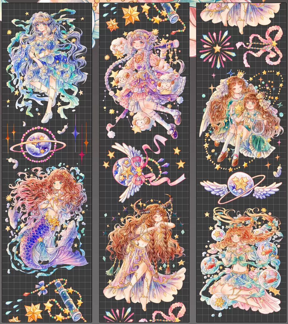 0382-FUGUI LEE Studio-8x80cm Iridescent PET Tape