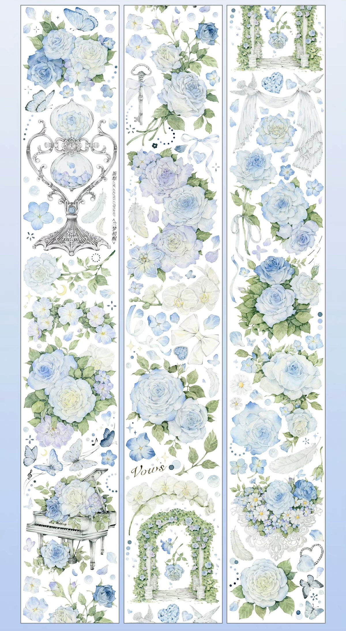 2733-CHARLIE Studio-6x100cm Shell Luster PET Tape