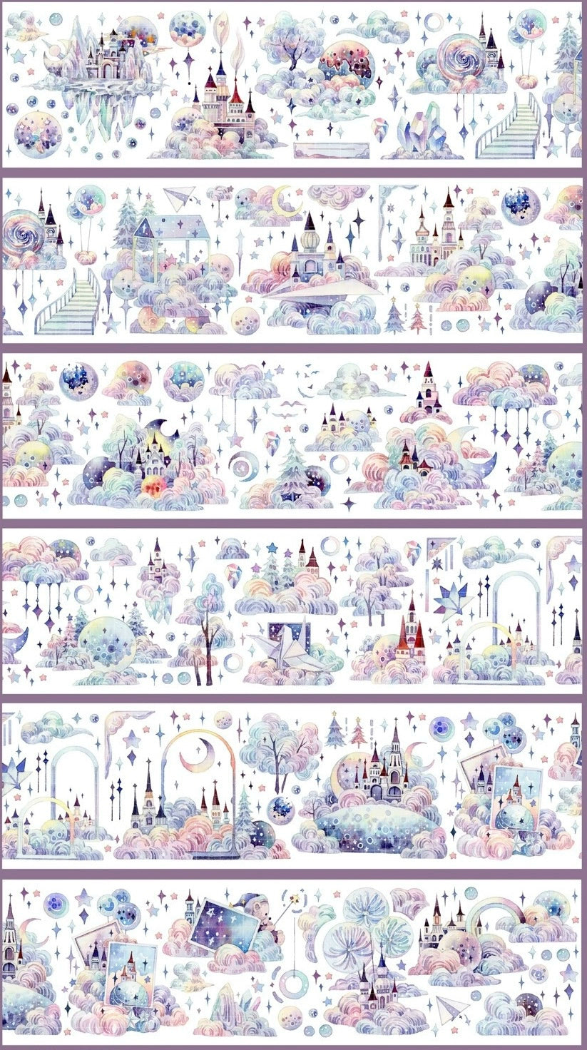 2217-BOBO FISH Studio-6x100cm Holographic Silver PET Tape