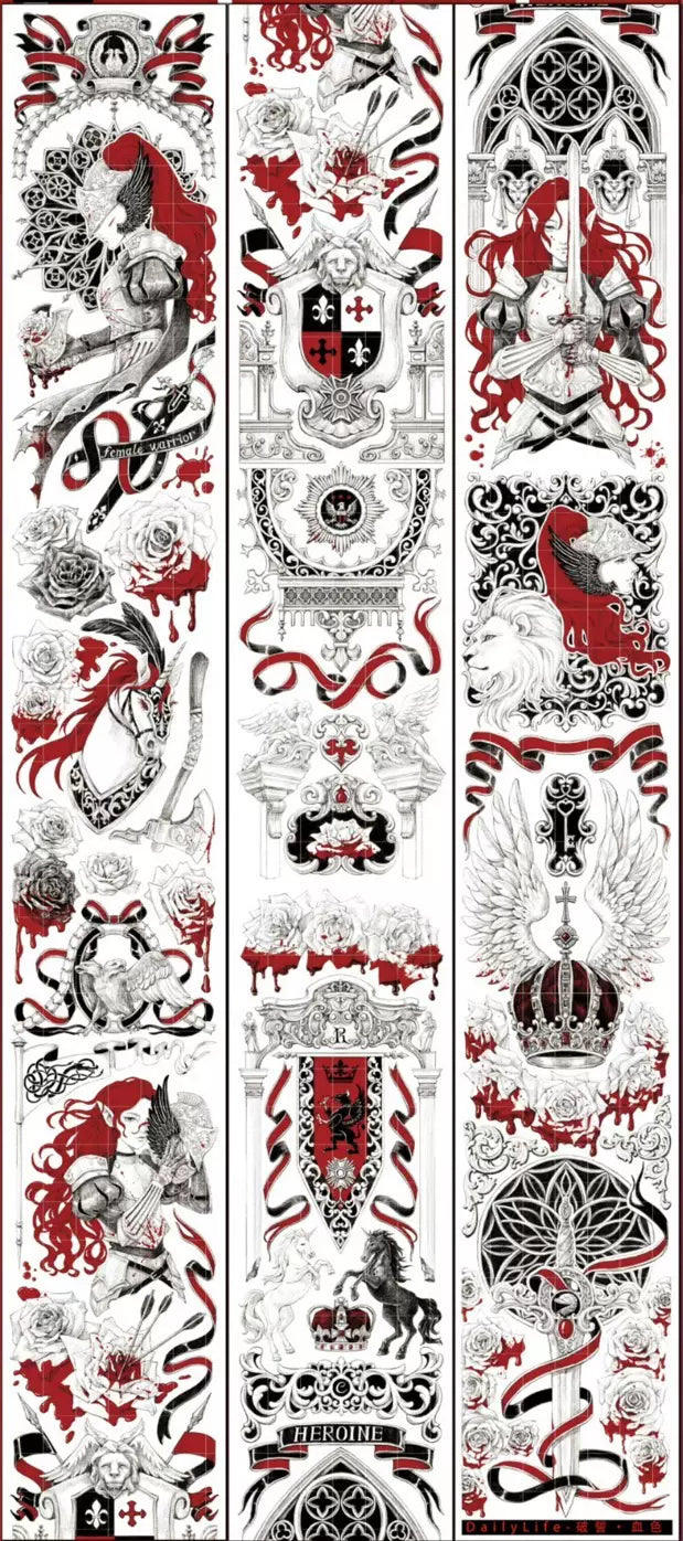 0713-DailyLife Studio-6x111cm Hot Stamping Red PET Tape