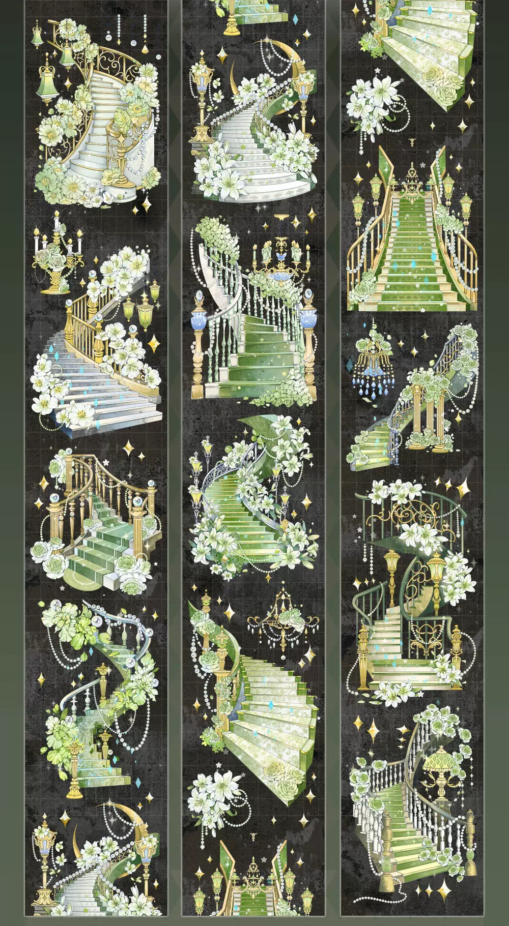 0891-FUGUI LEE Studio-6x100cm Shell Luster PET Tape