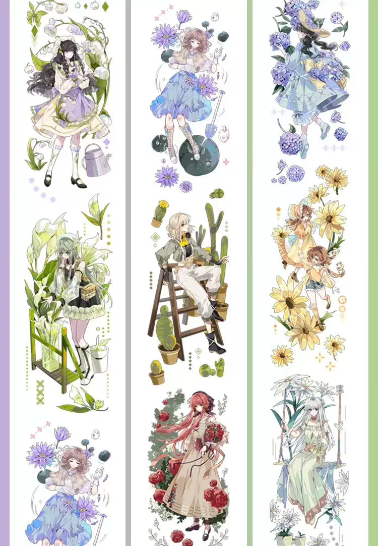 0059-GARDEN Girls 6x100cm Shell Luster PET Tape