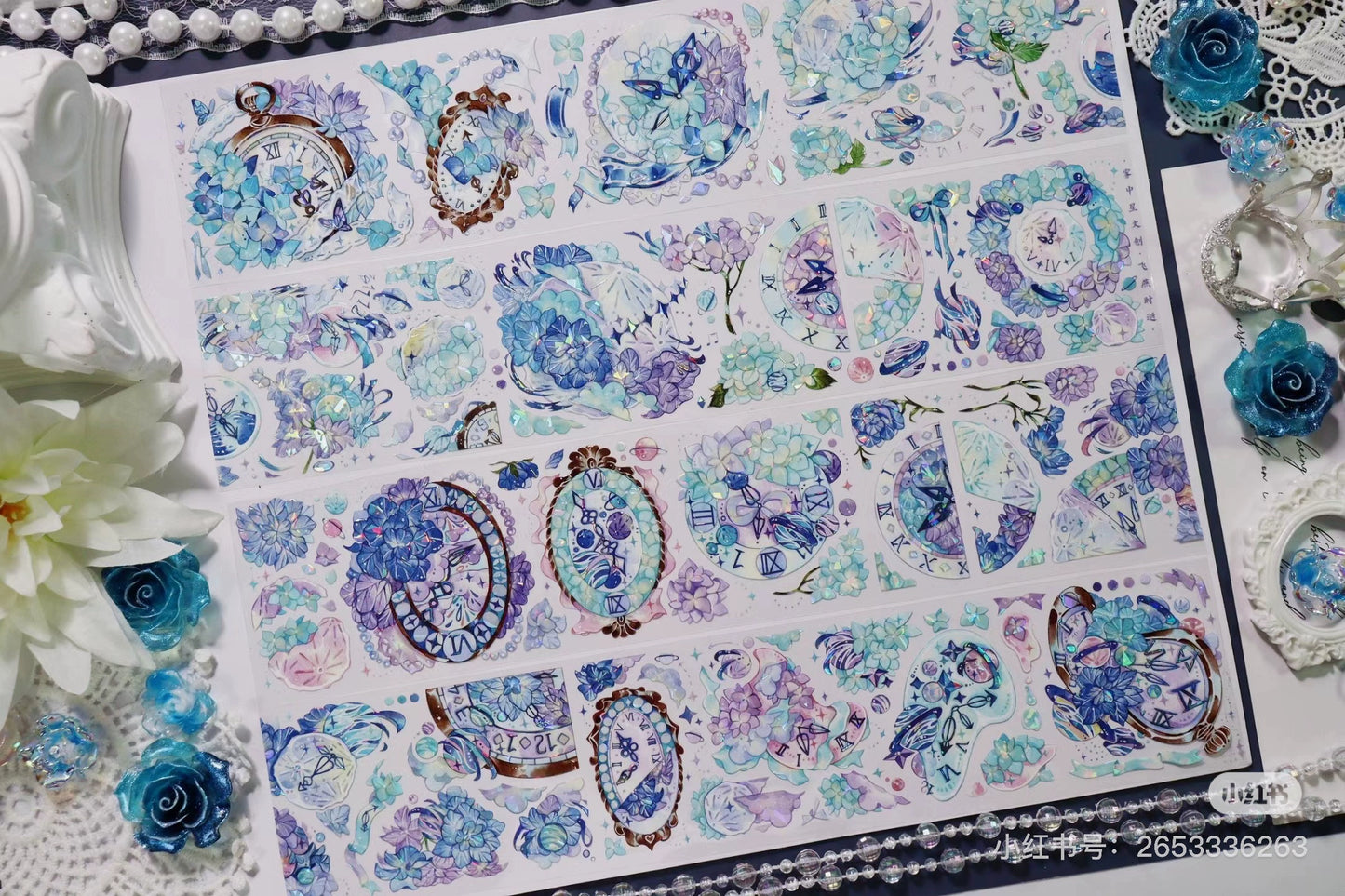 2558 - 6x120cm Shell Luster PET Tape