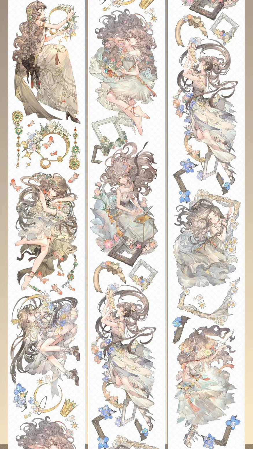 2391-YI MU YI HENG Studio-6.5x100cm Shell Luster PET Tape