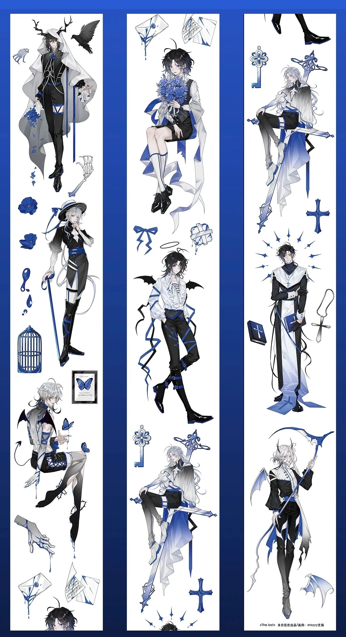 2010-MO RI KUANG HUAN Studio-6x100cm Shell Luster PET Tape