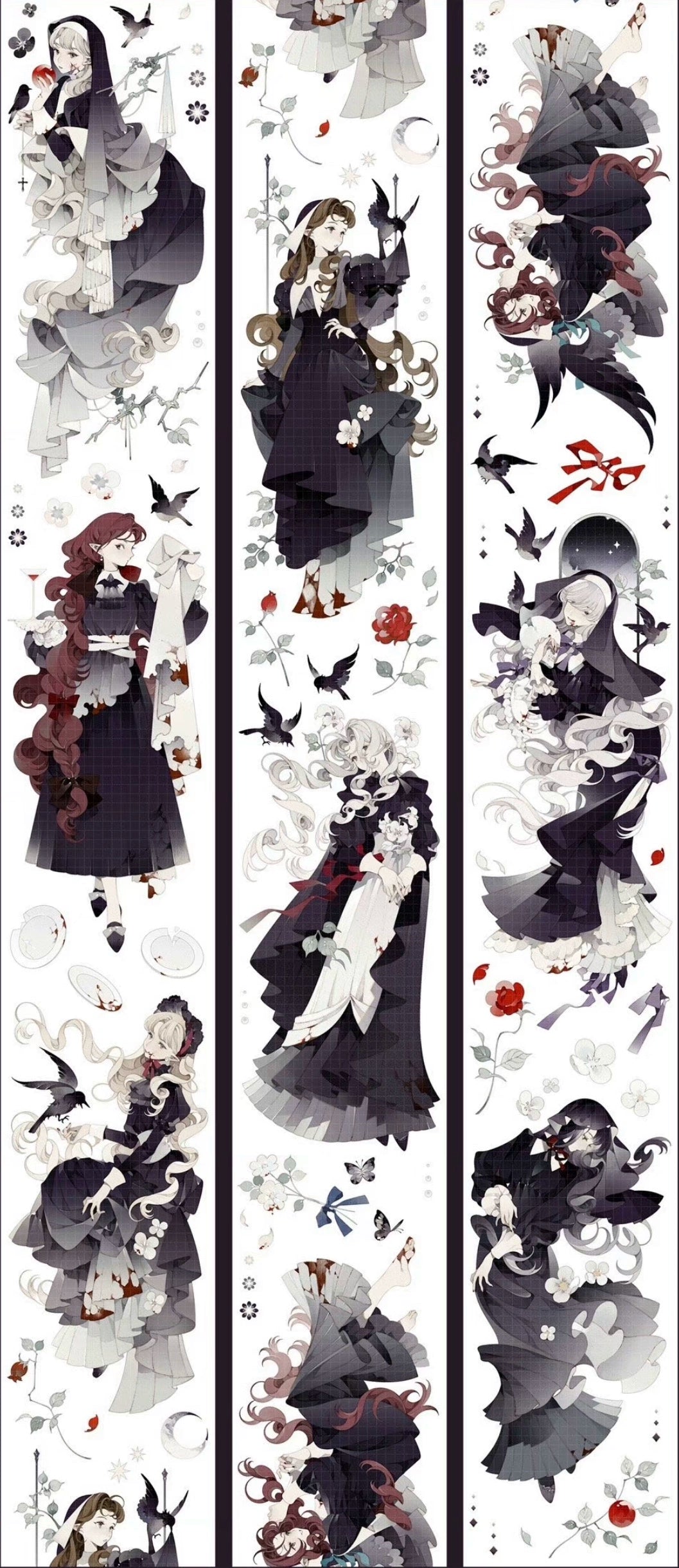 2234-Shine Studio-5.5x100cm Silver Shell Luster PET Tape