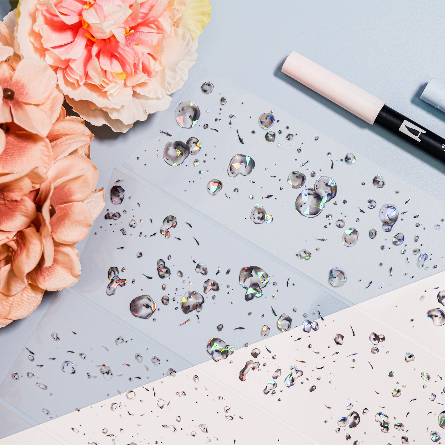 0273-JINGWUZHI Studio-6x100cm Shell Luster PET Tape