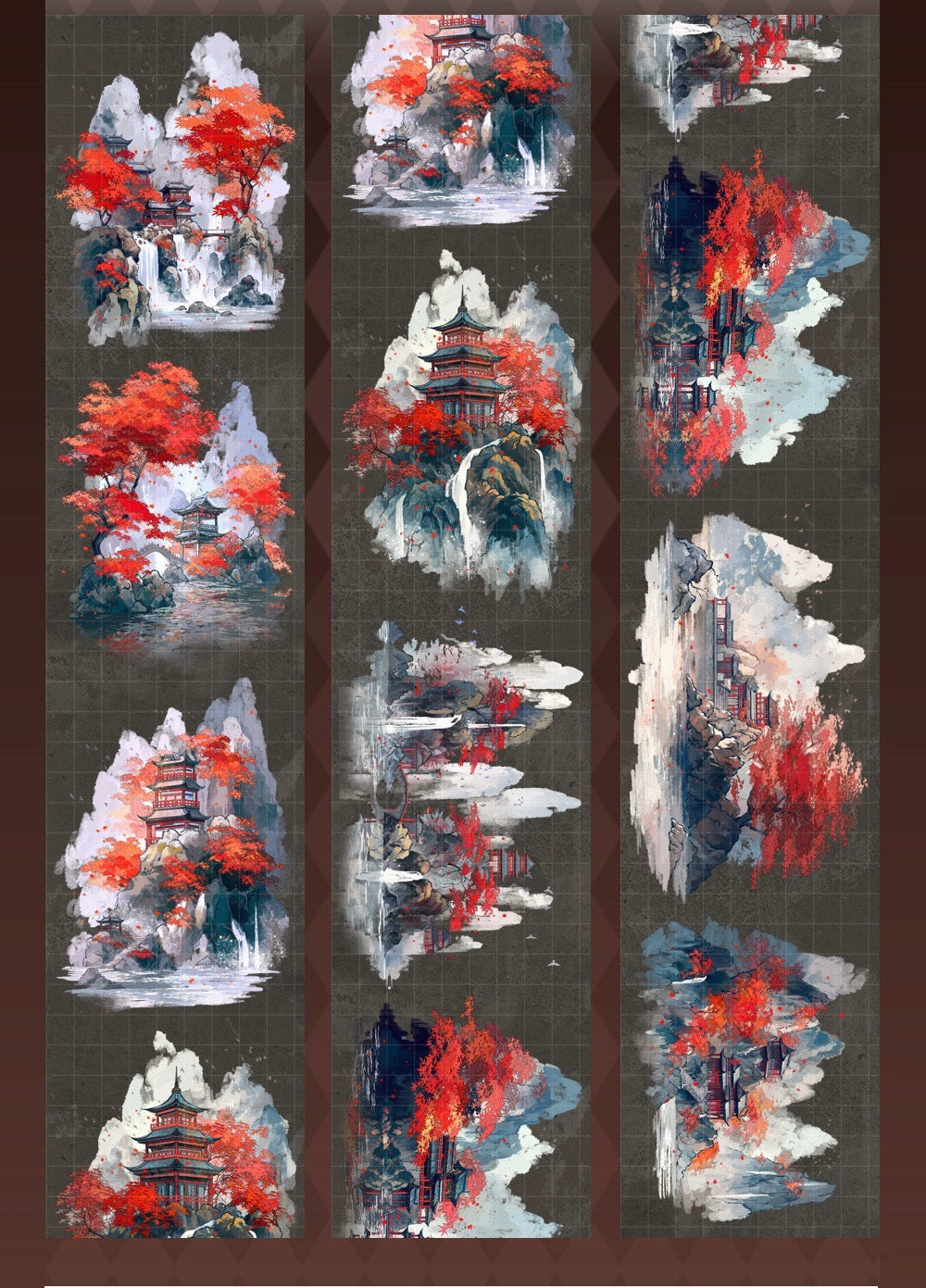 2540-FUGUI LEE Studio-8x88cm Shell Luster PET Tape