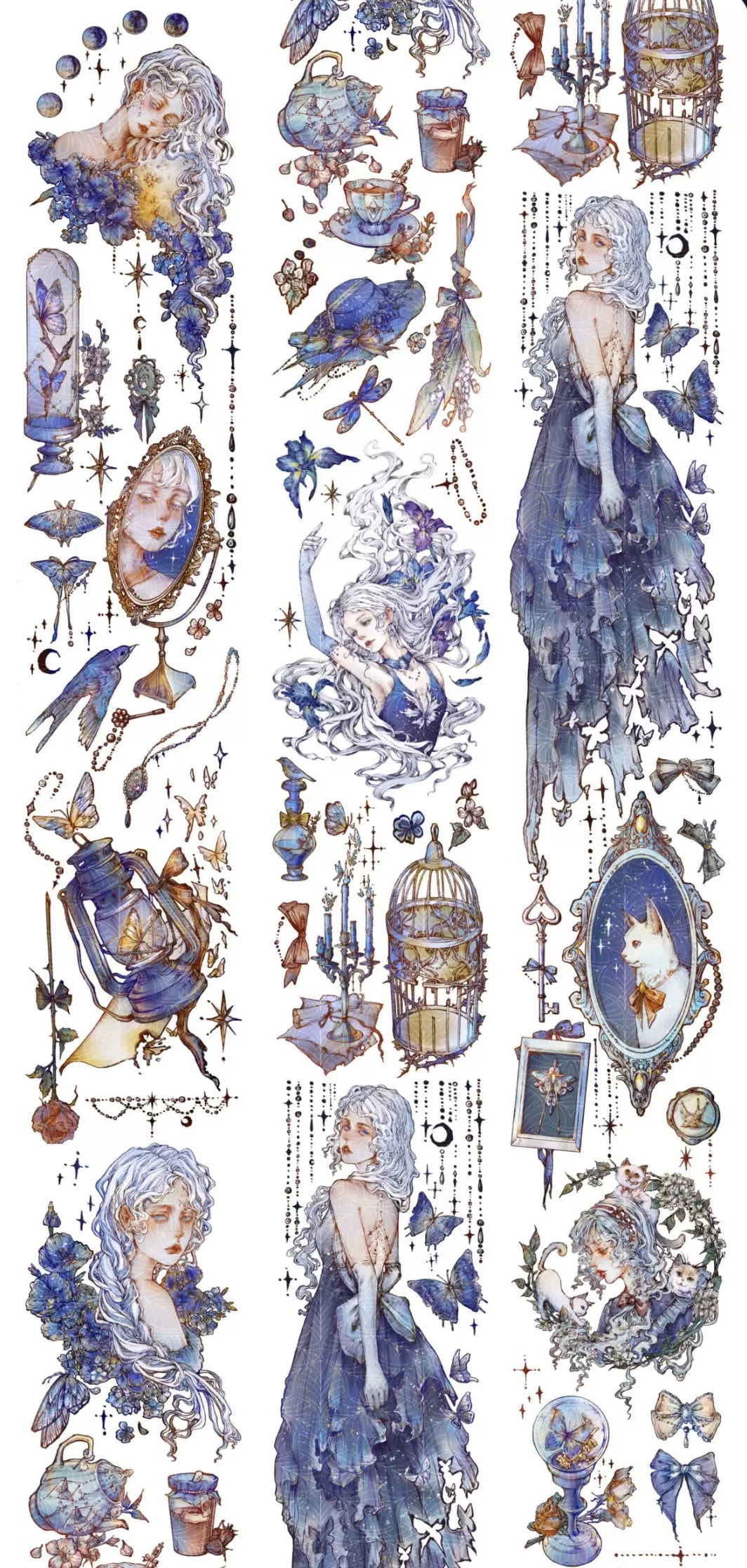 1439-Catmaker's Wild Rose Studio-6x100cm Shell Luster PET Tape