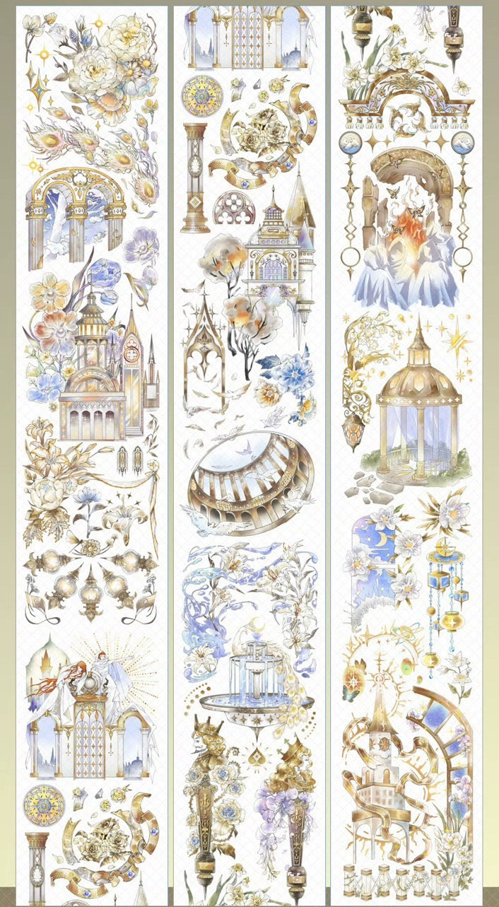 2182 - Gold Elegance 6x100cm Shell Luster PET Tape