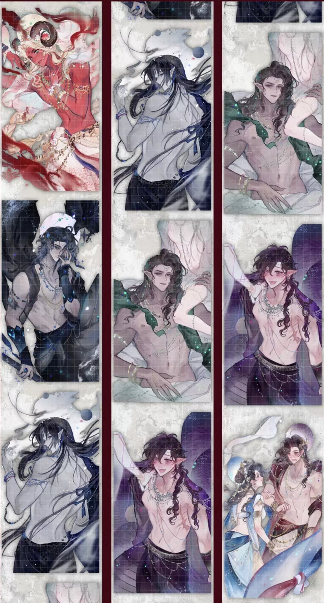 0649-FUGUI LEE Studio-8x90cm Shell Luster PET Tape