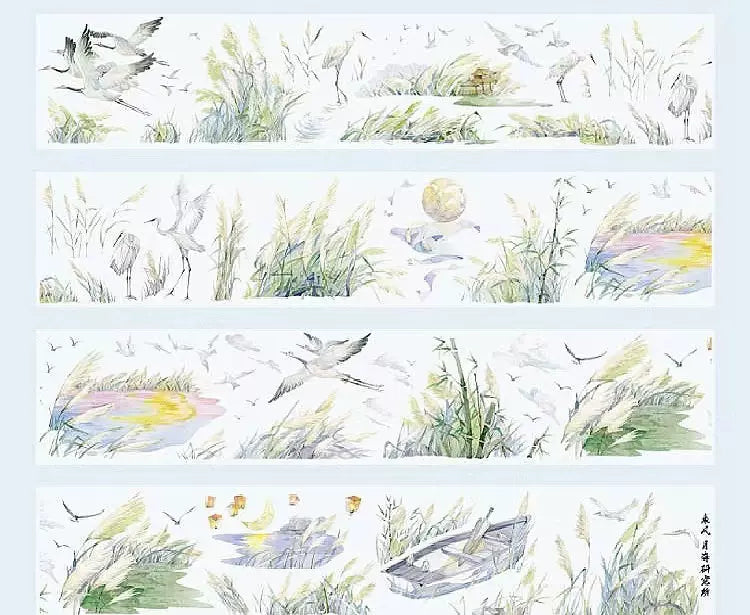 0656-YUEHAIYANJIUSUO Studio-6x100cm Shell Luster PET Tape