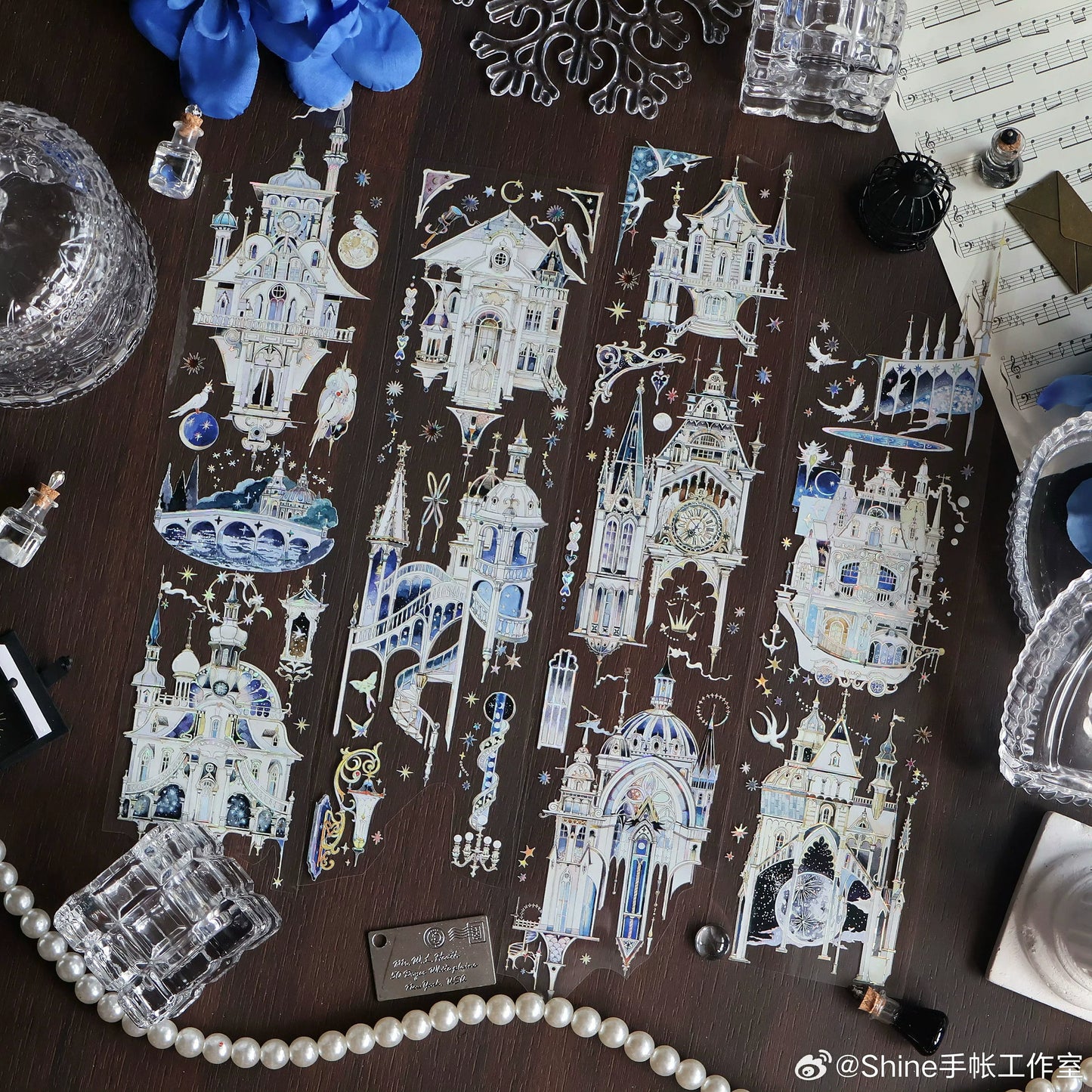 2570-Shine Studio-7x100cm Shell Luster PET Tape