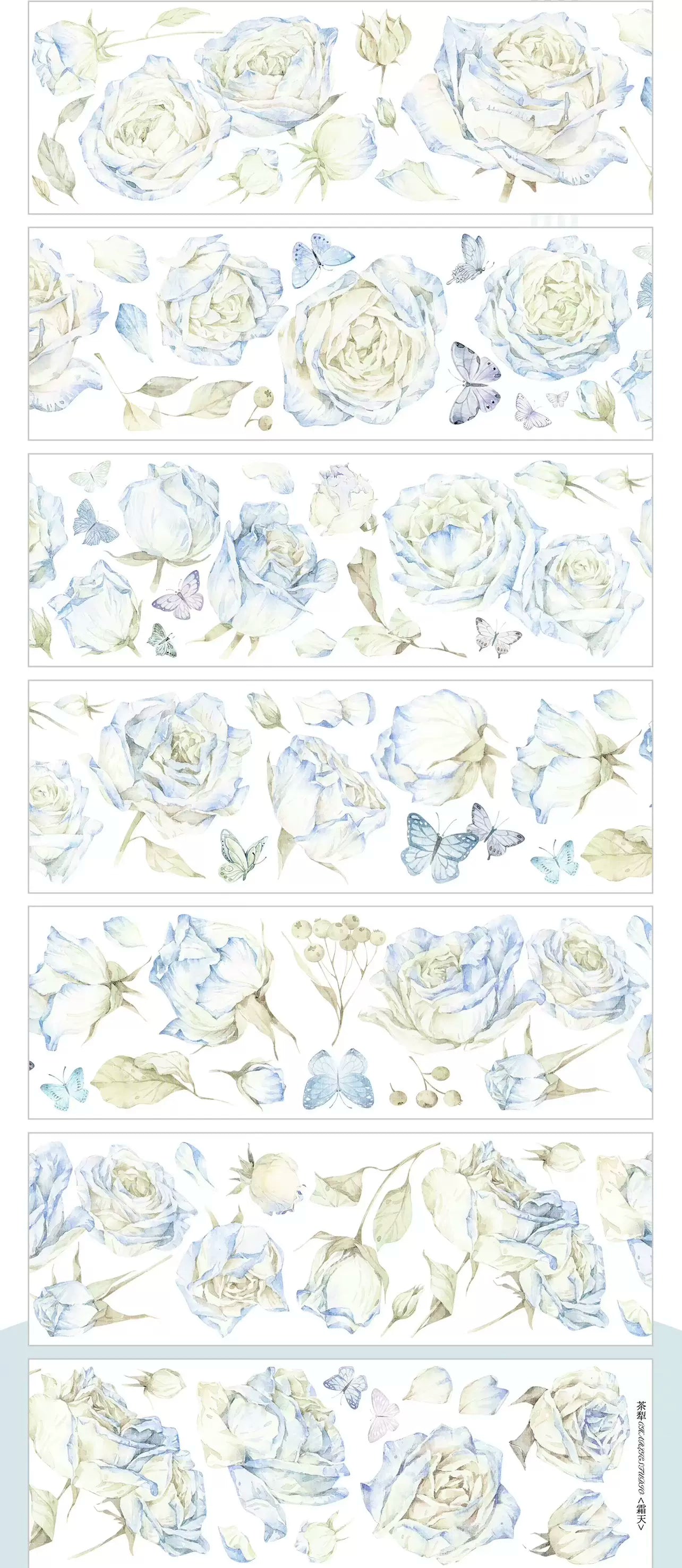 1099-CHARLIE Studio-6x100cm Shell Luster PET Tape