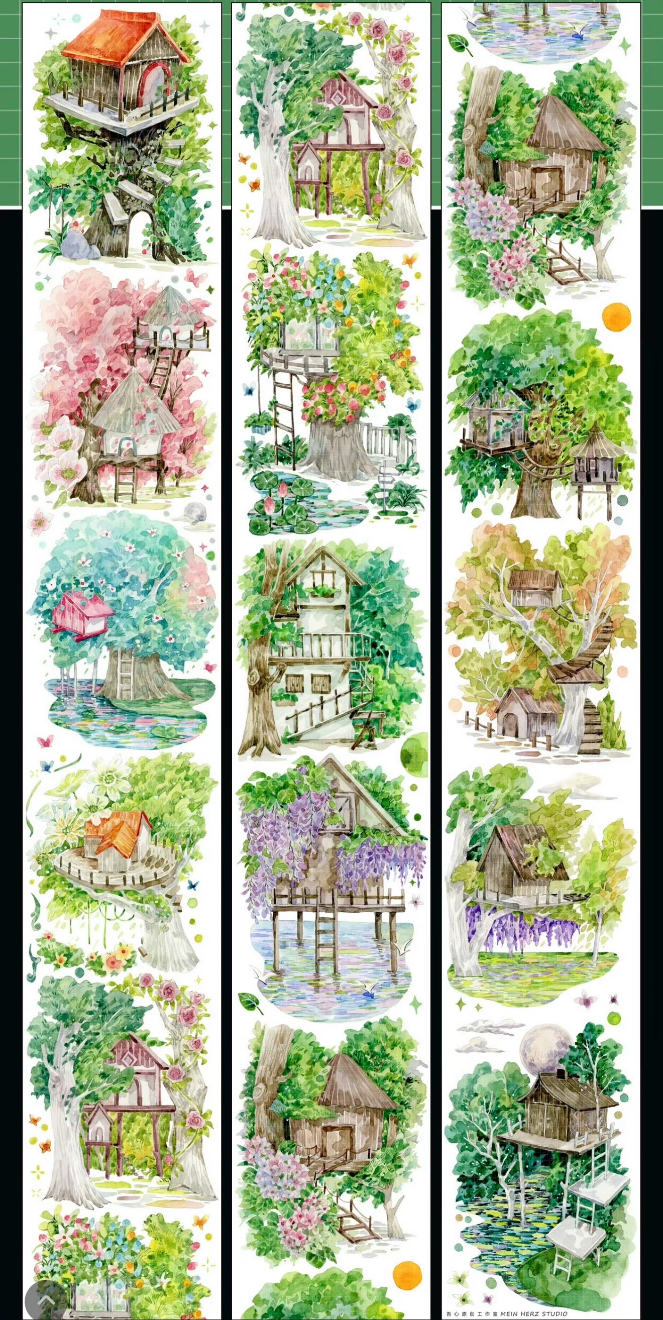 3363-MEIN HERZ Studio-8x125cm Shell Luster PET Tape