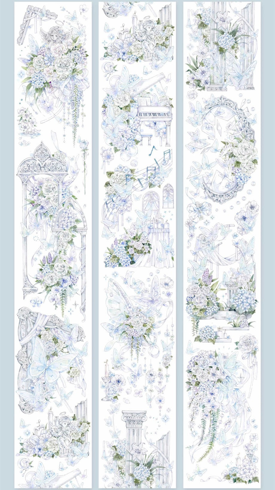 2592-MIST FOREST Studio-6.5x106cm Shell Luster PET Tape