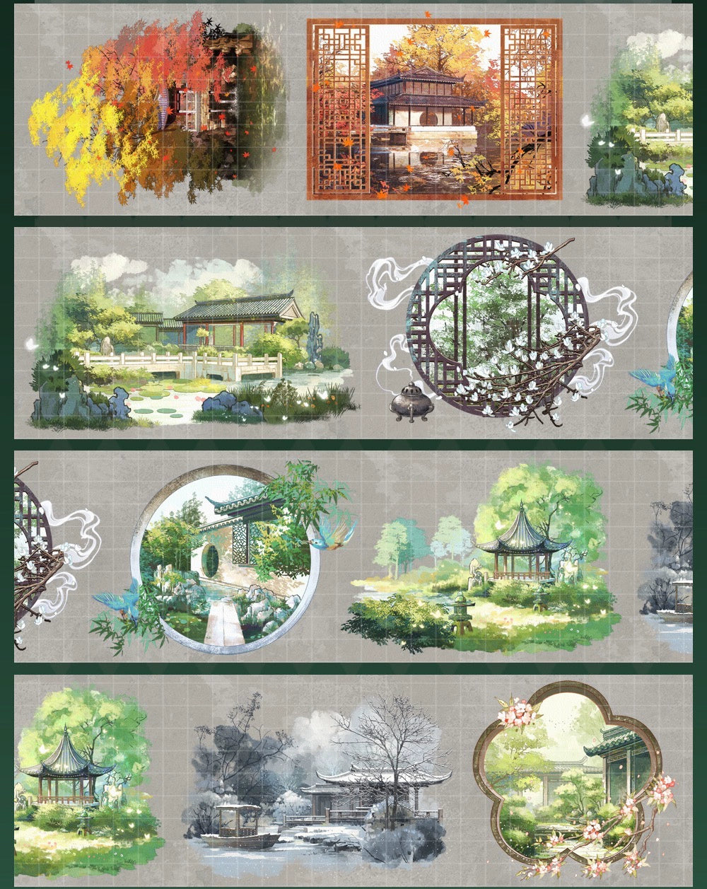 2539-FUGUI LEE Studio-8x84cm Shell Luster PET Tape