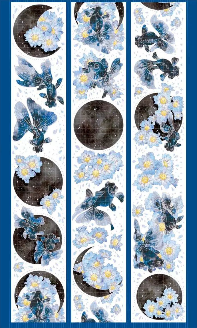 2824-Wines Studio-6.5x100cm Holographic Silver PET Tape