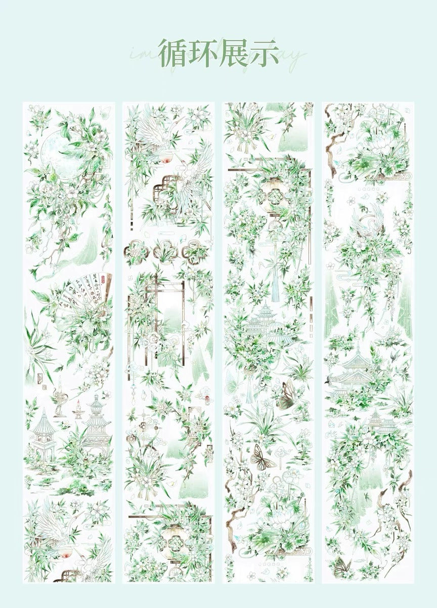 2195-YUEHAIYANJIUSUO Studio-6x100cm Shell Luster PET Tape