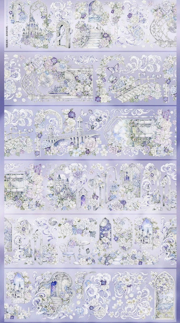 3349-Glacier Museum Studio-6.5x100cm Shell Luster PET Tape