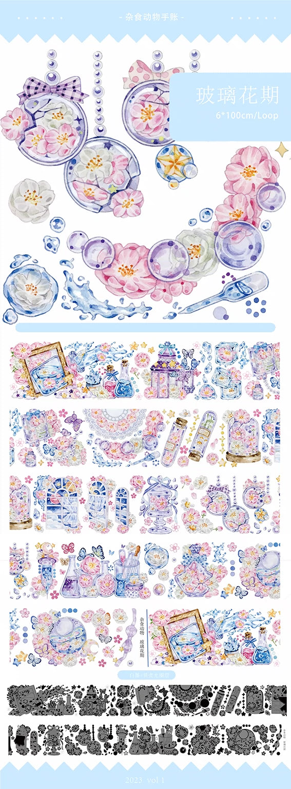 2233-Omnivore Studio-6x100cm Shell Luster PET Tape