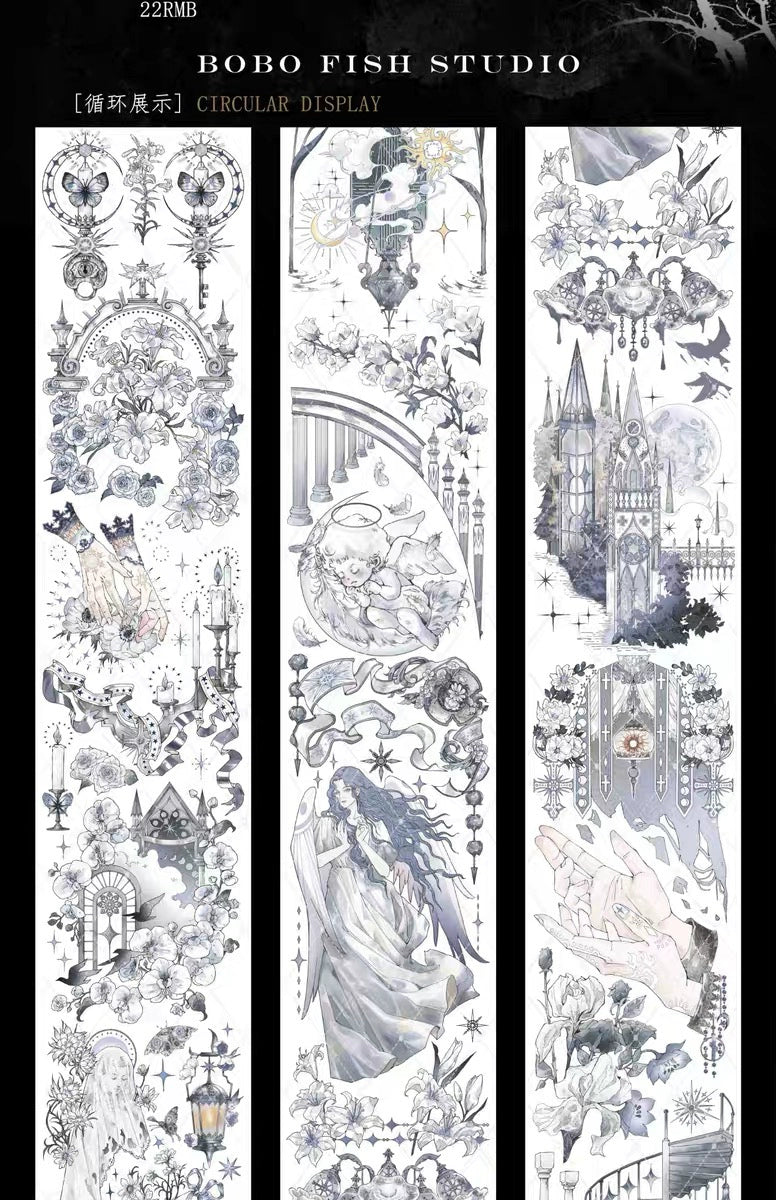 2152-BOBO FISH Studio-6x100cm Shell Luster PET Tape