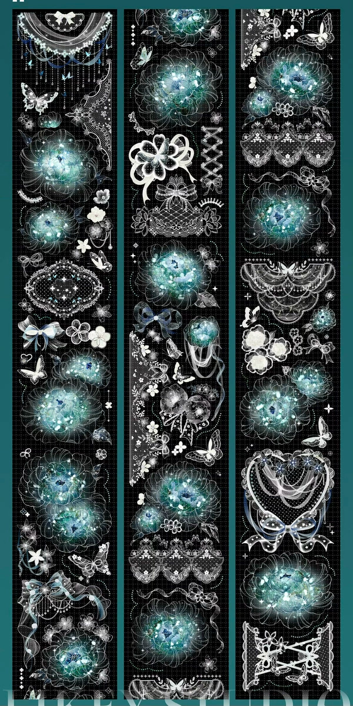 2114-Likey Studio-6x100cm Shell Luster PET Tape