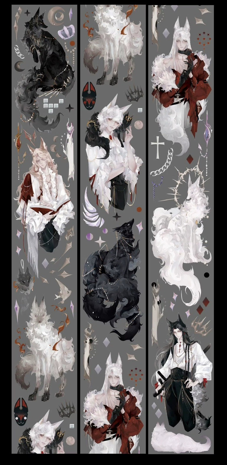 2621-Solo Studio-6x100cm Silver Shell Luster PET Tape