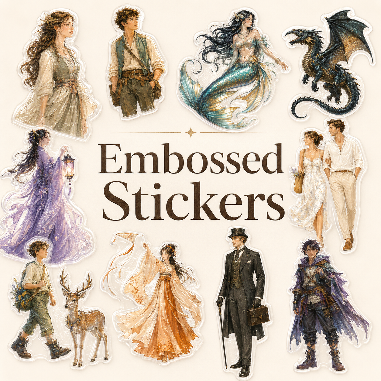 Embossed Sticker