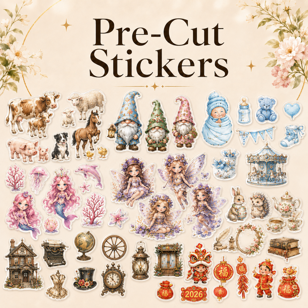 Pre-Cut Sticker