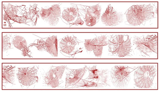 0377-UntilYou Studio-5.5x100cm Holographic Red PET Tape