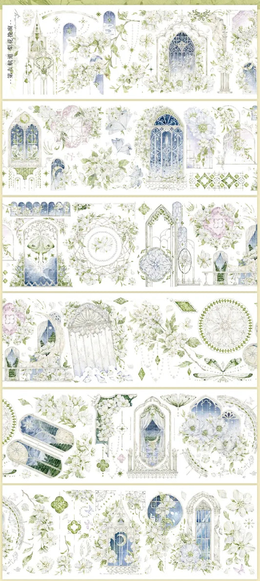 1227-NINTH FAIRWAY Studio-6x100cm Shell Luster PET Tape