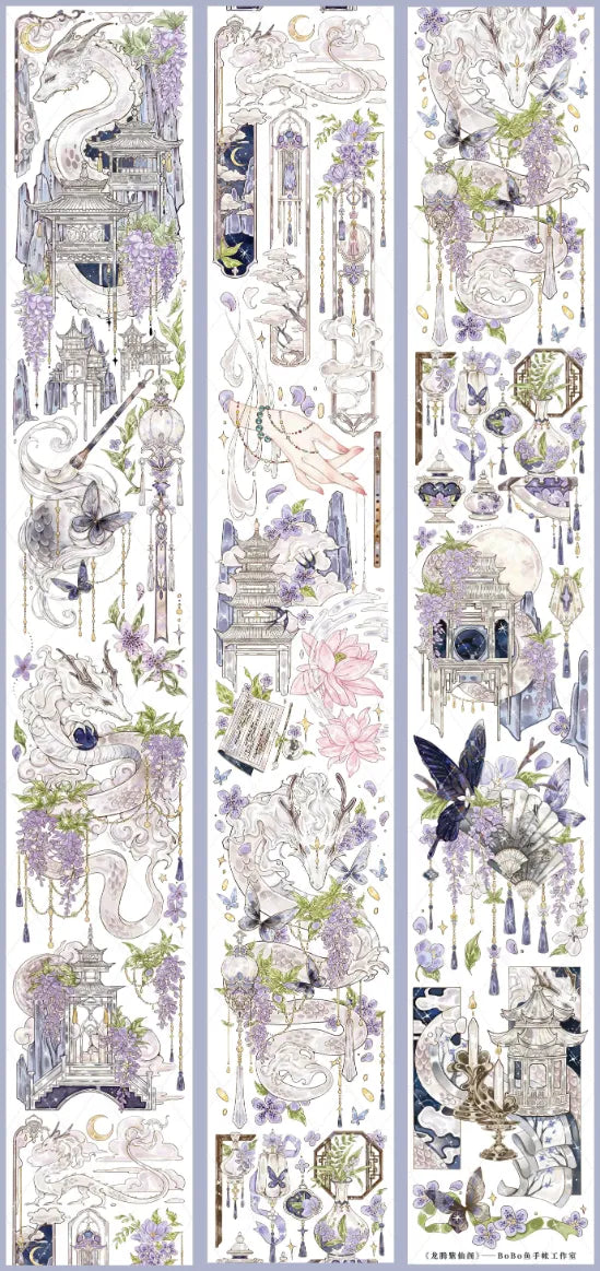 1368-BOBO FISH Studio-7x118cm Shell Luster PET Tape