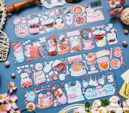 1478-XU SHI Studio-6x100cm Iridescent PET Tape