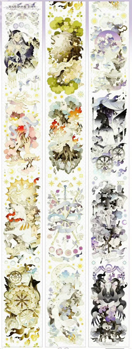 1488-6x150cm Silver Shell Luster PET Tape