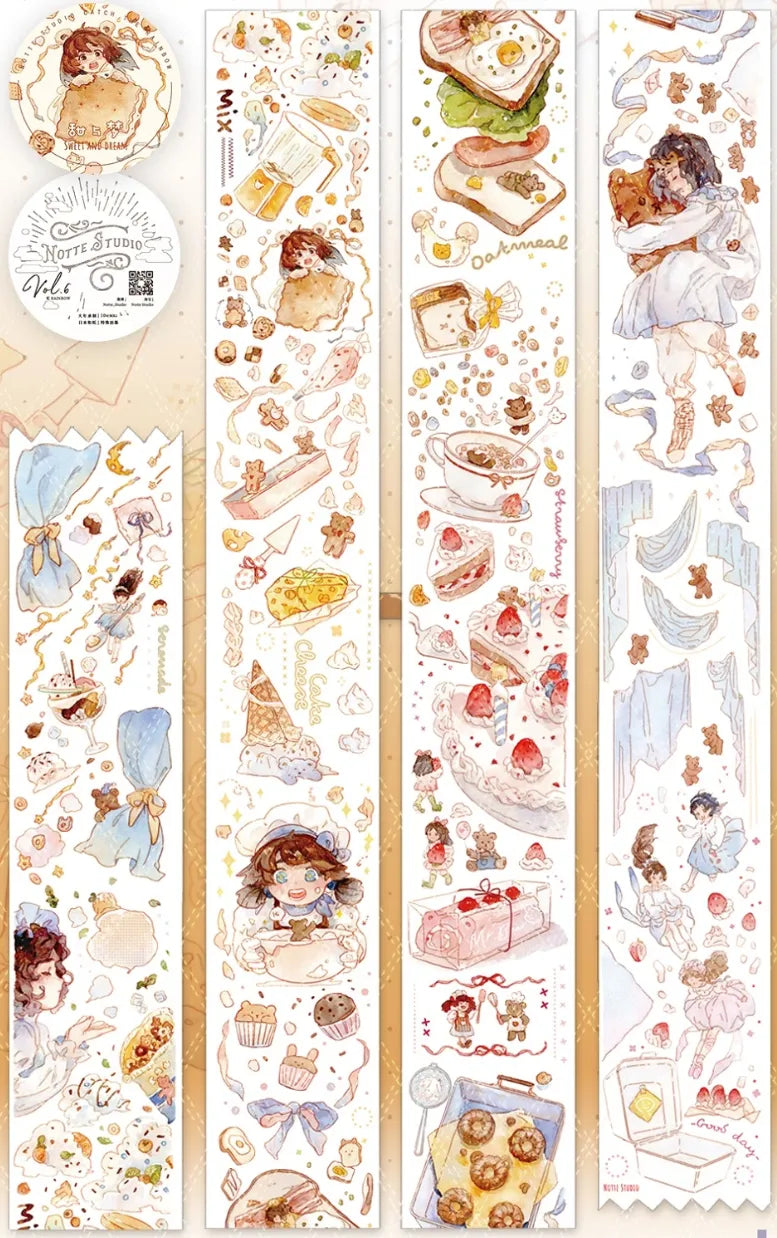 1963-Notte Studio-6x147cm Iridescent PET Tape