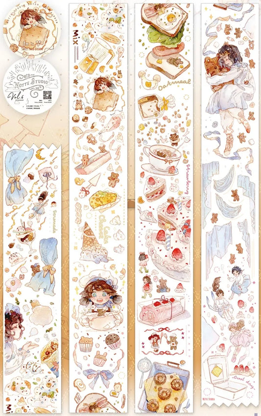 1963-Notte Studio-6x147cm Iridescent PET Tape