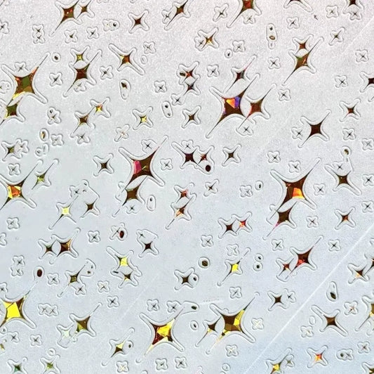 2230-NI CHOU SHA Studio-Pre Cut Gold Shell Luster PET Tape