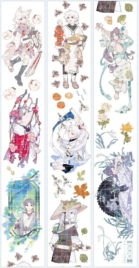 2411-6x100cm Shell Luster PET Tape