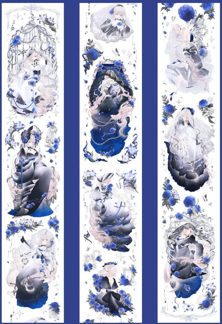 2471-6.5x100cm Silver Shell Luster PET Tape